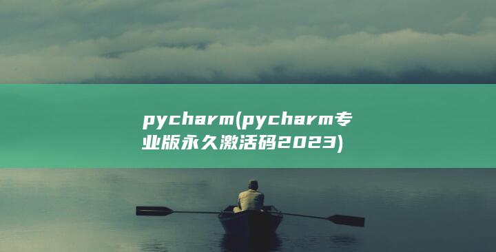 pycharm (pycharm专业版永久激活码2023) 第1张