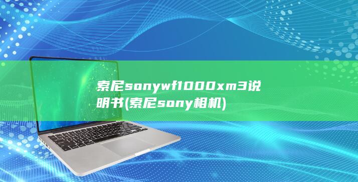 索尼sonywf1000xm3说明书 (索尼sony相机) 第1张