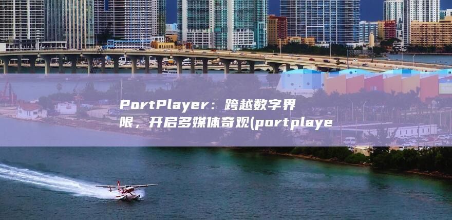 PortPlayer：跨越数字界限，开启多媒体奇观 (portplayer安卓版)